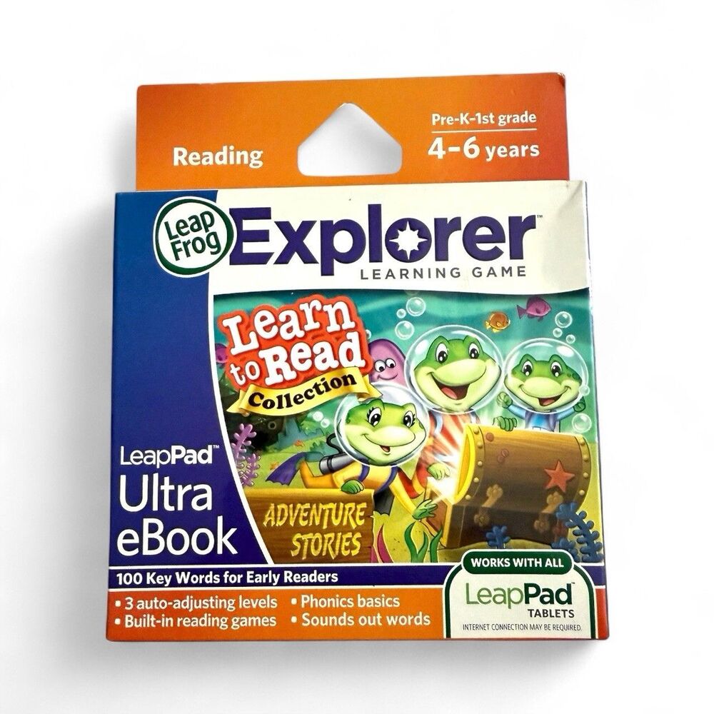 LeapFrog LeapPad Explorer: Learn to Read - Adventure Stories, Leap pad 1-3 U NEW